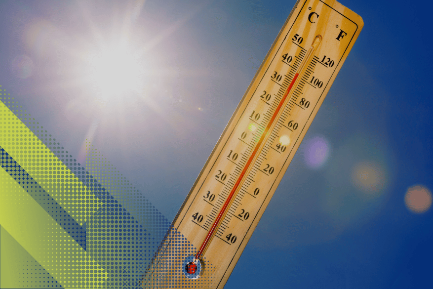 Thermometer Bright Hot Sun