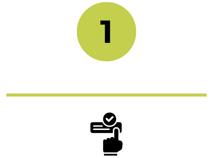 Certified Trainer Interest Registration Form Icon hand filling form